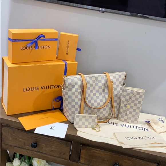 Louis Vuitton Handbags - Louis Vuitton TOTTALLY PM NM D.AZUR * SET*